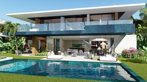 Villa de lujo con vistas panorámicas al mar